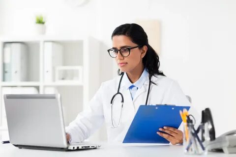 Working at the hospital