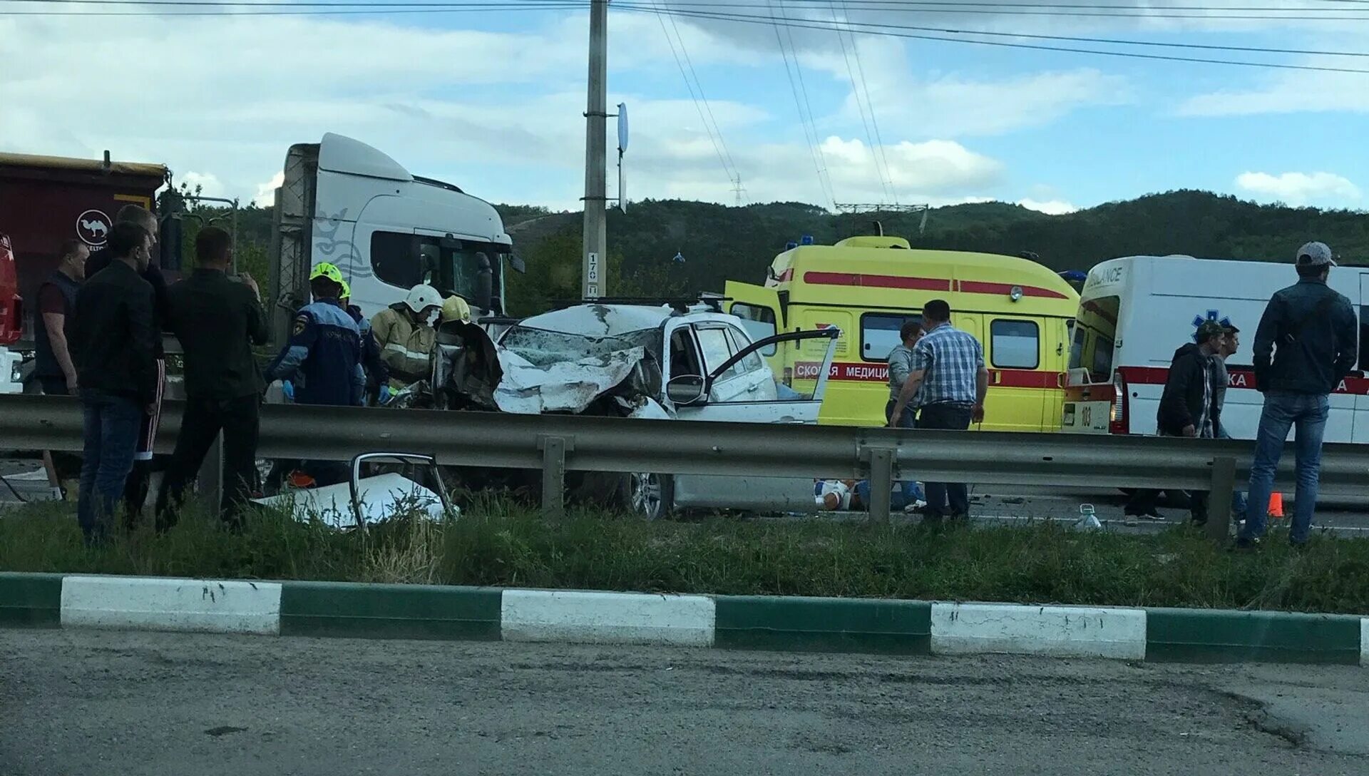 Срочные новости крым. ЧП Крыма на автодороге.