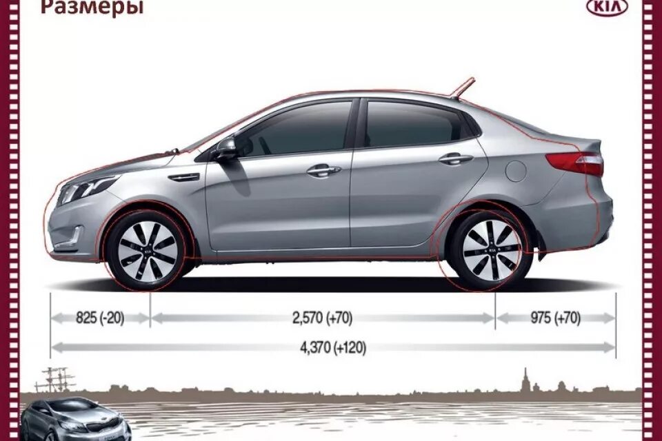 Рио габариты. Ширина Киа Рио 3 седан. Габариты Киа Рио 2012 седан. Габариты кия Рио 3 седан. Колесная база Киа Рио 3.