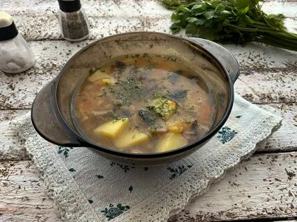Постный гороховый суп