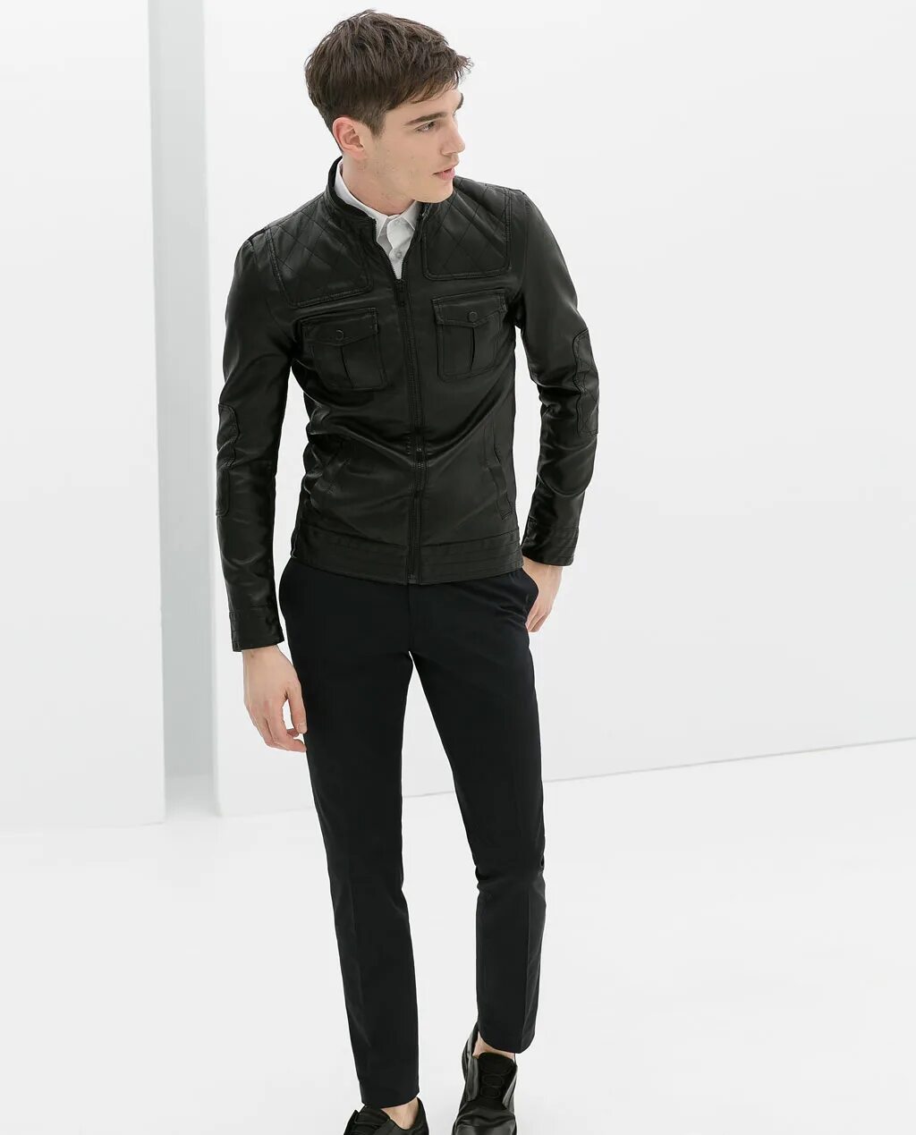 Купить zara мужские. Куртка мужская Basic Zara man черная. 77302 Zara куртка мужская. Zara man косуха. Черная куртка Zara man.