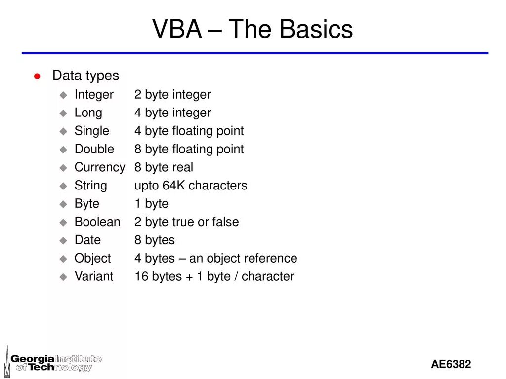 Vba integer типы данных. Типы данных в vb. Byte Тип данных. Типы данных в ВБА эксель.