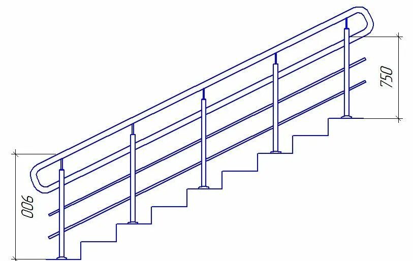 На рисунке схематично изображены перила лестницы. Крепление ограждения для МГН сбоку лестницы. Ограждение крыльца из нержавеющей стали двойной поручень спс чертеж. Перильное ограждение СП 3000. Поручень МГН 800х200.