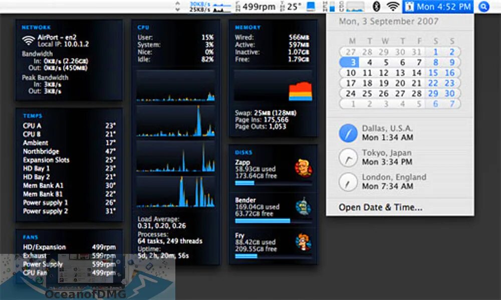 Istat menus mac os. Меню v4. конфигурация картриджей istat.