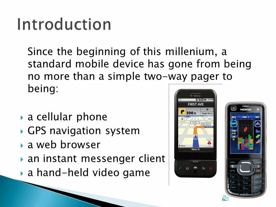 Standards of mobile technologies. Standards of mobile technologies