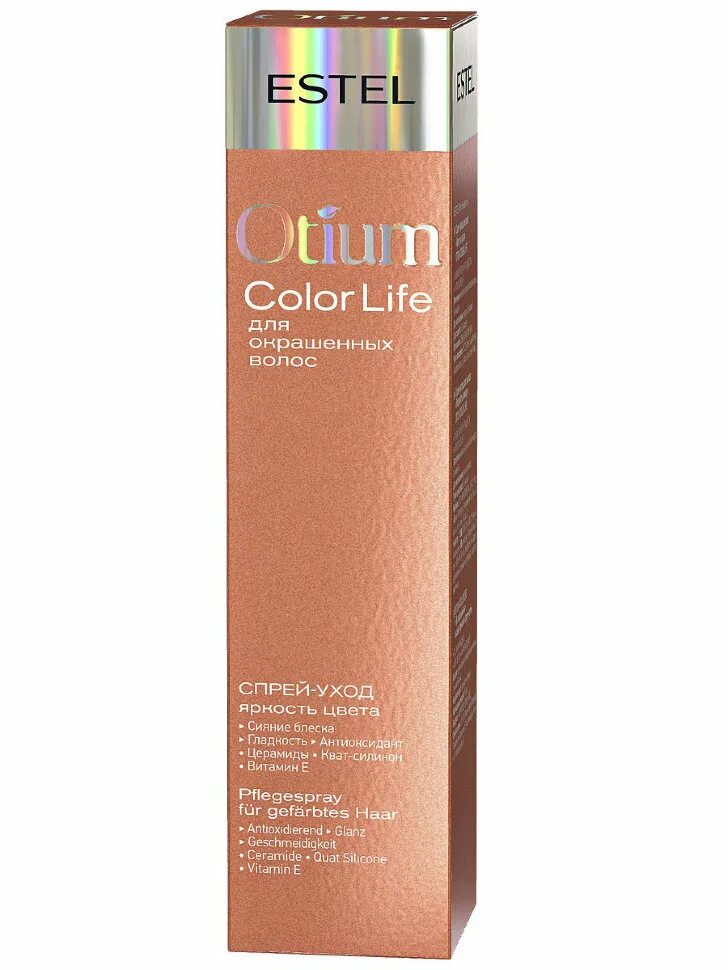 Otium color life. Волос Estel Otium Color Life 200 мл. Otium Color Life для окрашенных волос. Спрей колор лайф Эстель. Спрей отиум колорилайф.