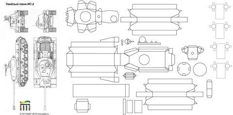 Поделки из бумаги танк т 34 (56 фото) .