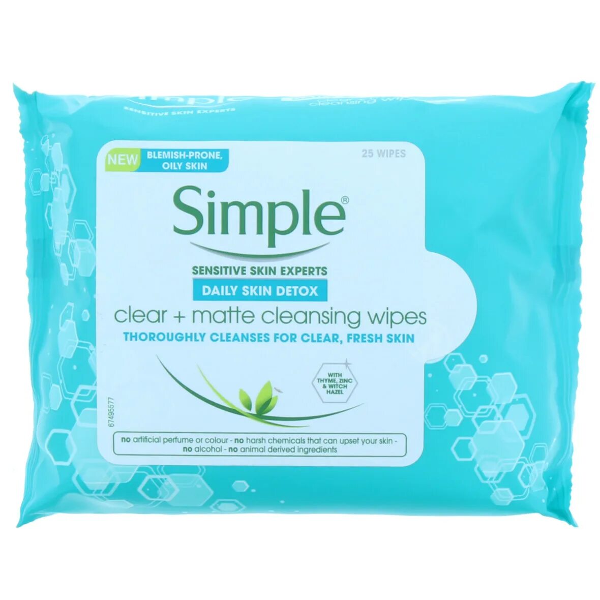 Simple clear. Simply wipes. Simple wipes.