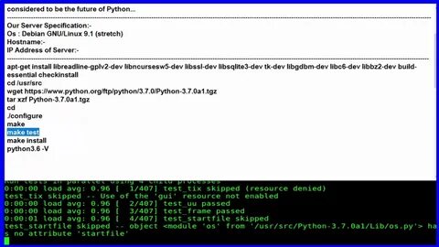 Python debian
