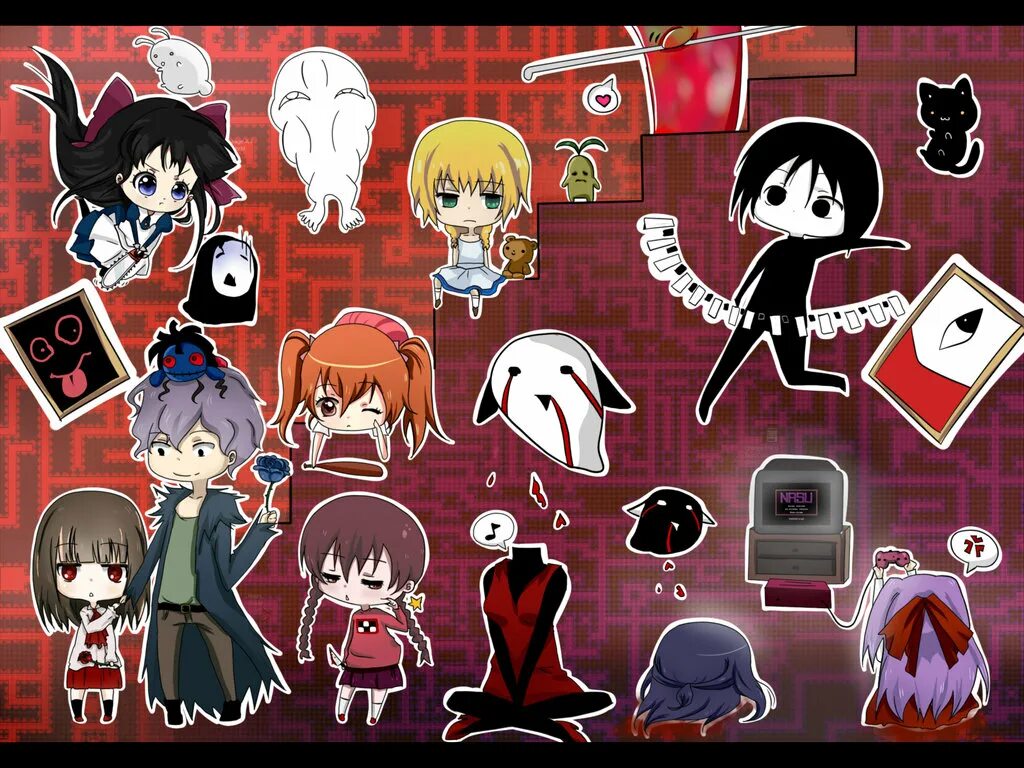 Rpg horrors. Yume Nikki и Witch House. Yume Nikki IB.