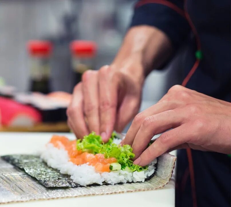 Sushi cook