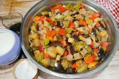 Мясо с овощами на зиму