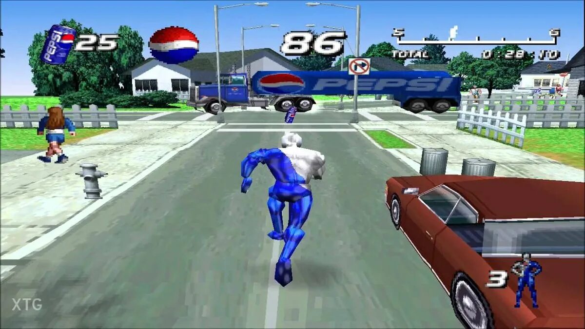 Пепси мен пс1. Pepsi man игра. Ps3 Pepsi man 2. Пепсимен ps1.