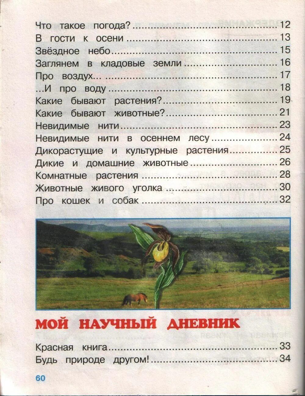 Окружающий мир 2 рабочая тетрадь стр 60