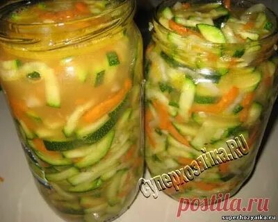 Кабачки консервированные салаты