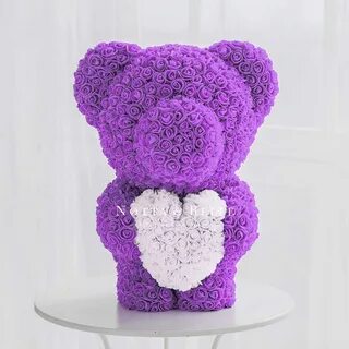 Мишка из цветов