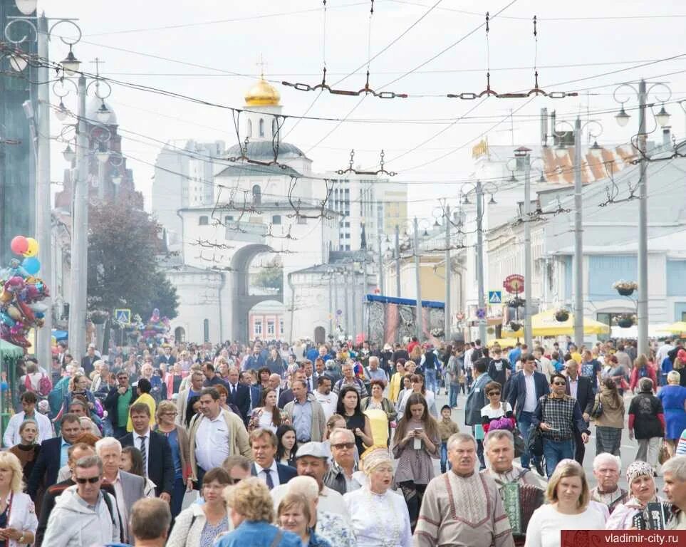 Сколько населения в владимирской. Жители города Владимира.