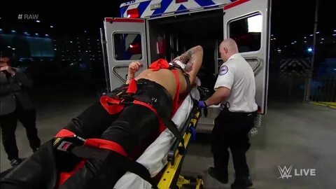 He is hurt