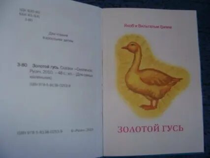 Золотой гусь читательский дневник 1 класс