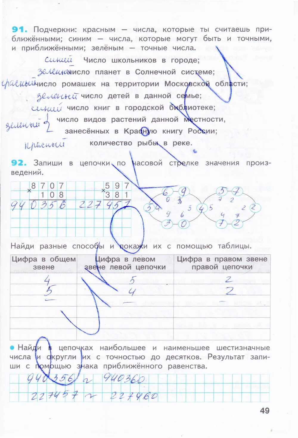 Рабочая тетрадь по математике 4 класс бененсон. Тетрадь 4 части математика 1 класс Бененсон. 4 Класс математика тетрадь страница 49.