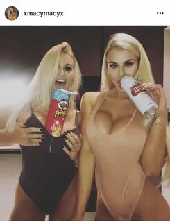#WomanCrushWednesday dream duo @macy_girlx with Cara Brett for @ANGRYMOONDO...