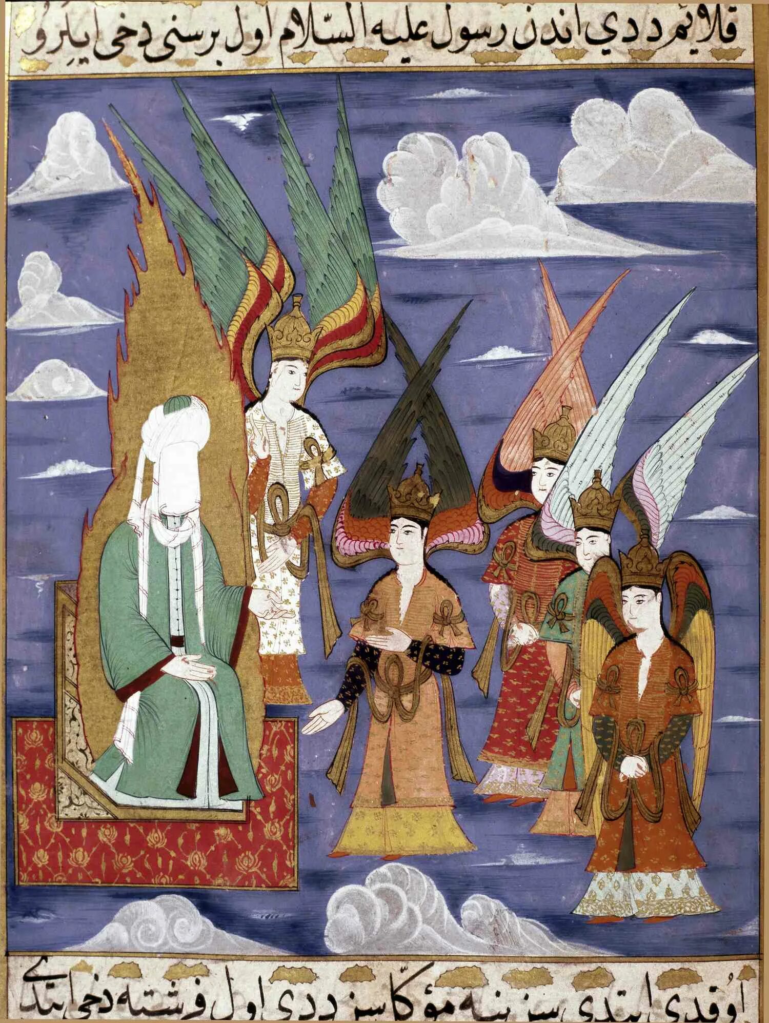 ангелы в мусульманской религии. ангелы в исламе. пророк мухаммед миниатюра. как выглядят ангелы в исламе. как выглядят ангелы в исламе.