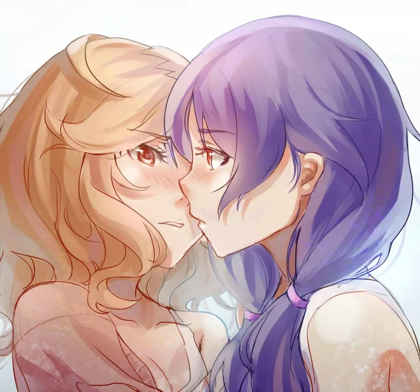 Китагава Юри. Геншин Yuri Yuri. Юри моногатари. Геншин Юри Kiss.