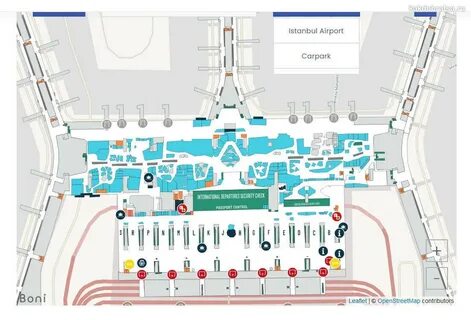 Стамбул новый аэропорт схема терминалов на русском