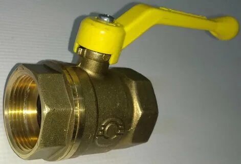 Кран шаровый муфтовый латунный 11б27п1
