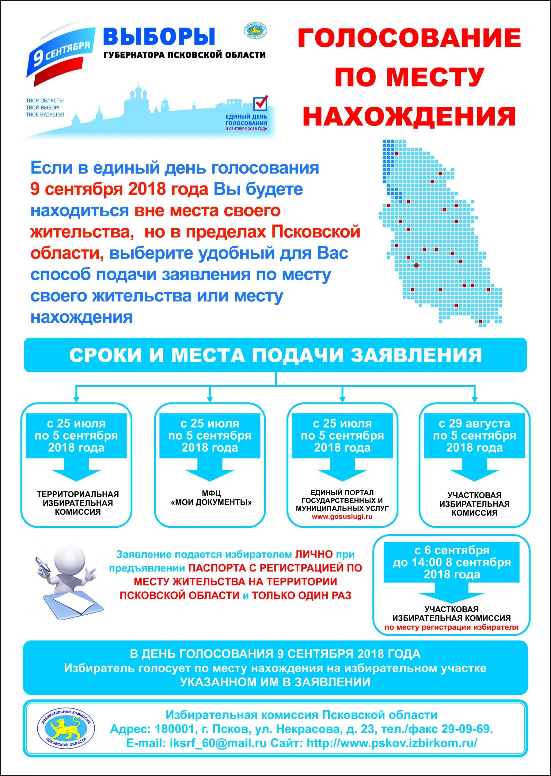 Место голосования. Выборы губернатора Псковской области. Голосование по месту нахождения. Голосование по месту жительства.