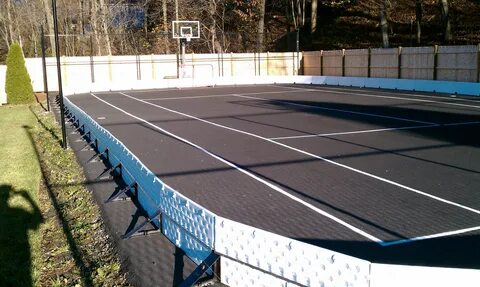 Pitch track court course ring