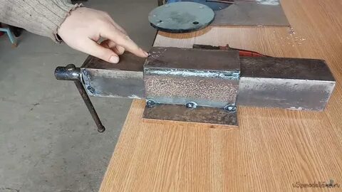 Тиски из швеллера размеры