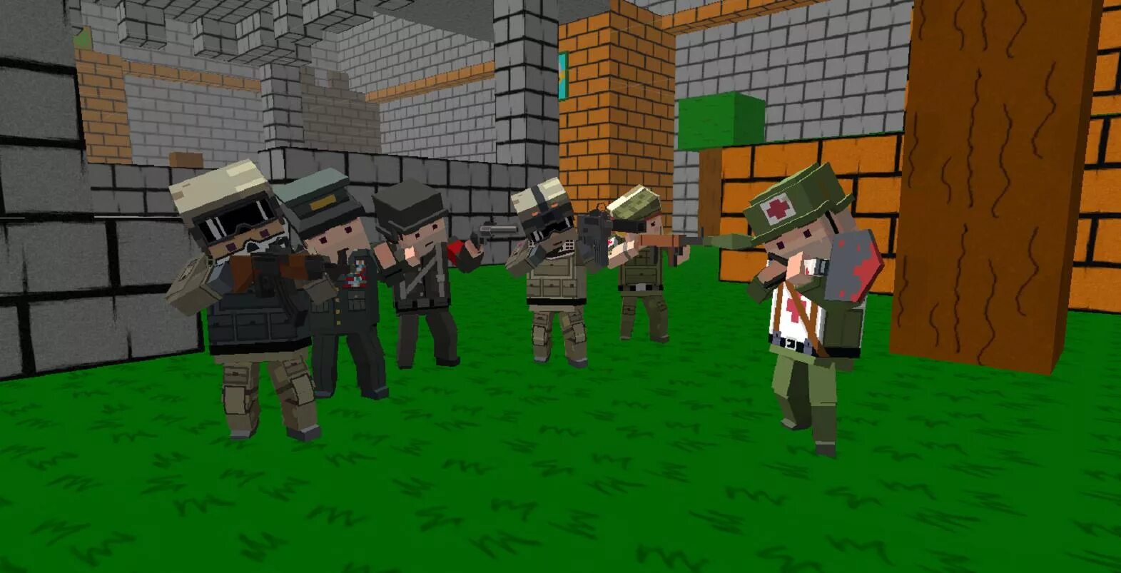 Gangs wars pixel shooter