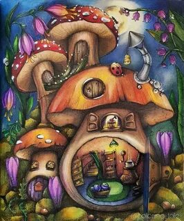 Сказочные грибы картинки