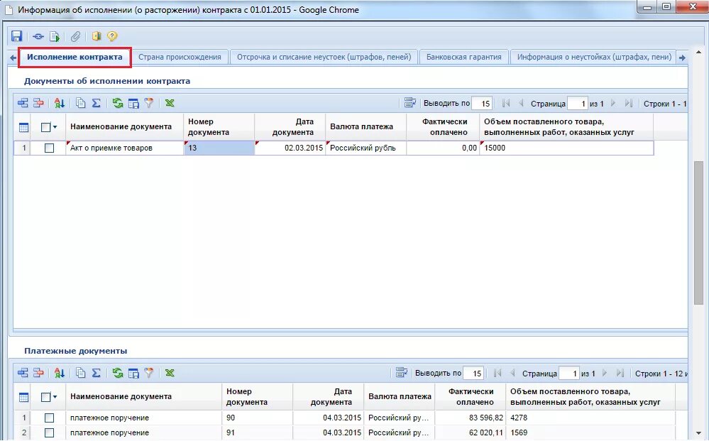 Документ об исполнении контракта. Web торги КС. Исполнение контракта с веб торги в ЕИС. Вкладка исполнение контрактов в 1с. 1с исполнение контрактов