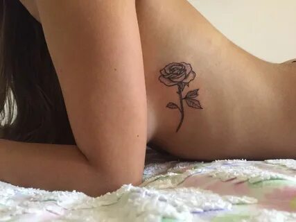 #rosetattoo #rose #flower #sideboob #elegant. 