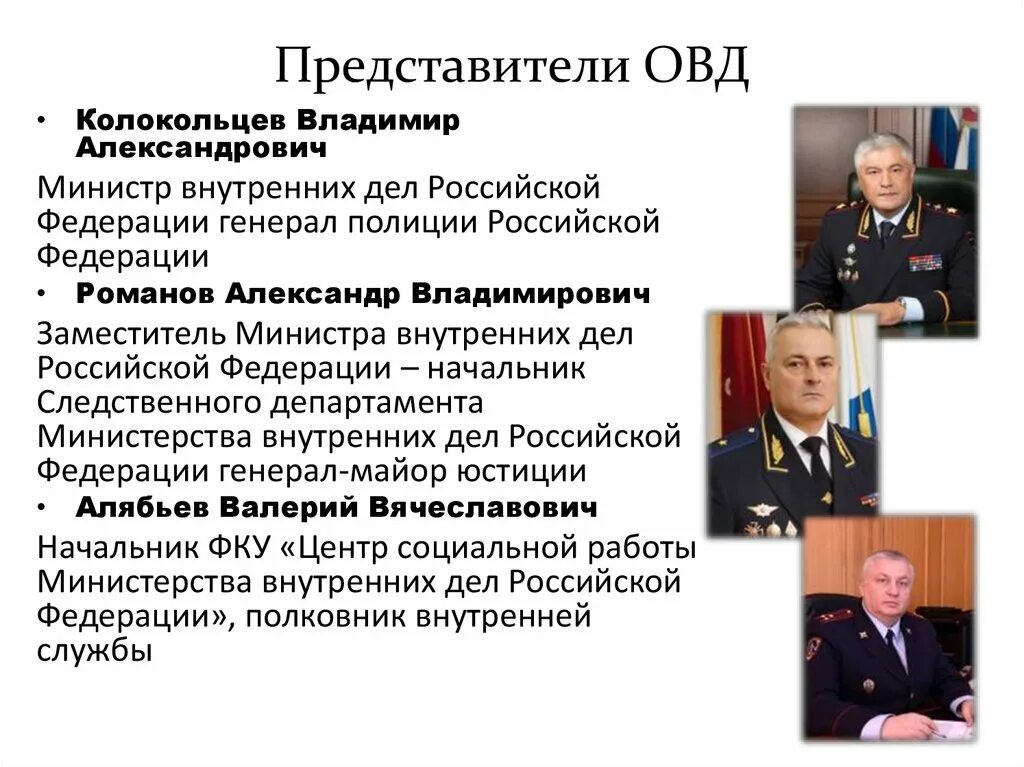 Органы внутренних дел 2016