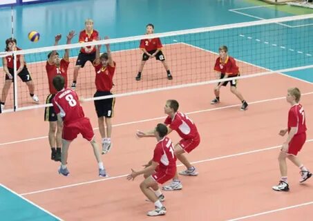 2 спортивная игра волейбол в