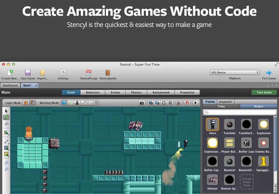 Приложение чтобы сделать игру. Stencyl. stencyl игры. stencyl создать игру. стенсил программа.