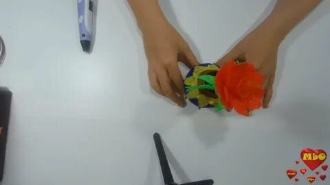 Цветы из 3 д ручки