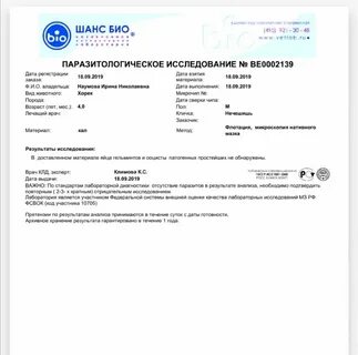 Шанс анализы