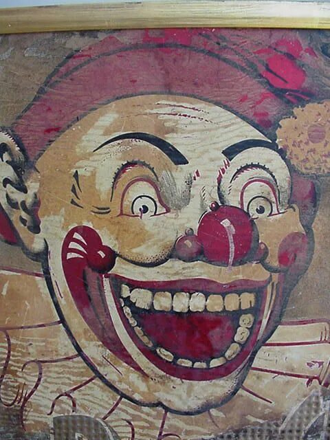 A clown works at a circus