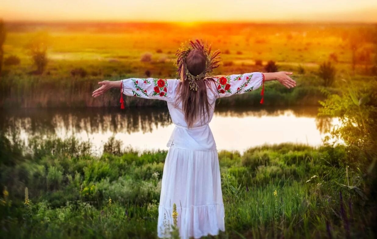 Доброе утро русь. Славяне- русичи девушки. красота русской души. доброе утро русичи.