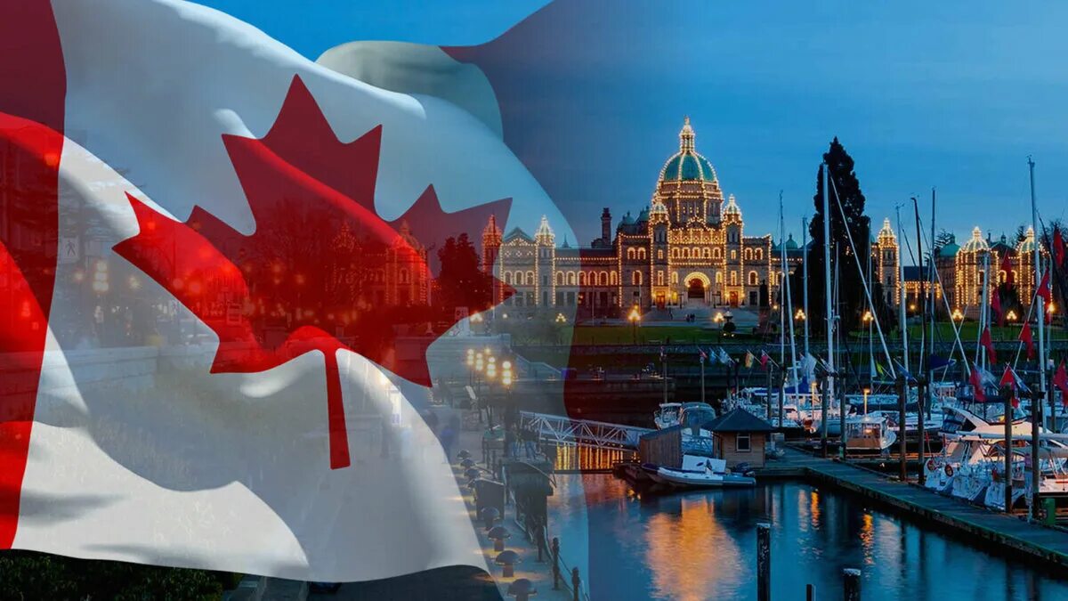 Канада самое главное. Канада. Канада Торонто флаг. Канада флаг на фоне города. Какинада.