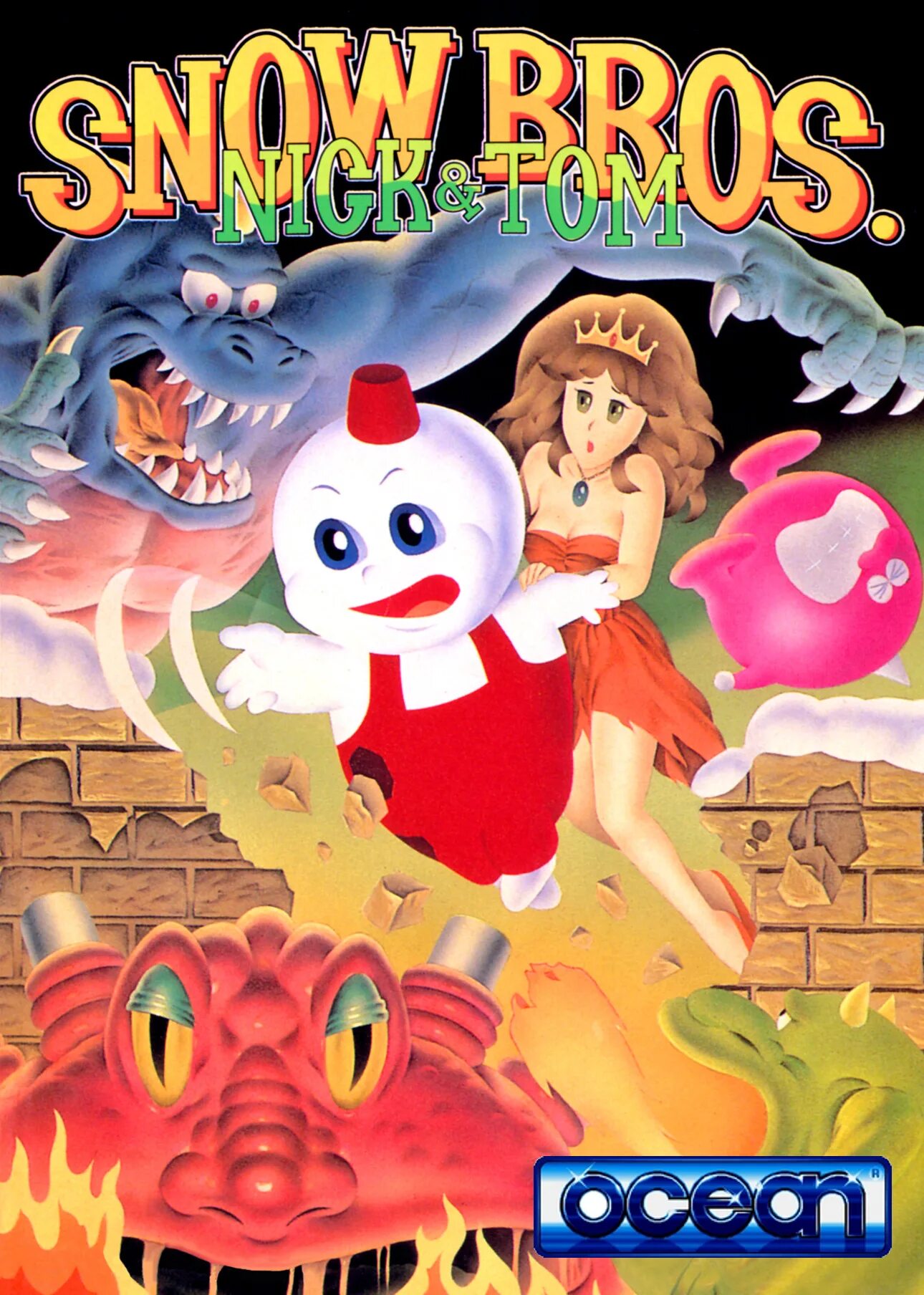 Игра snow bros. Игра на денди snow bros. Игра снеговики на денди. Snow bros. Игра snow bros.