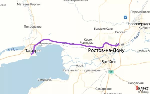 Расписание электричек матвеев курган ростов на дону. Карта Ростов Таганрог. Трасса Ростов Таганрог на карте.