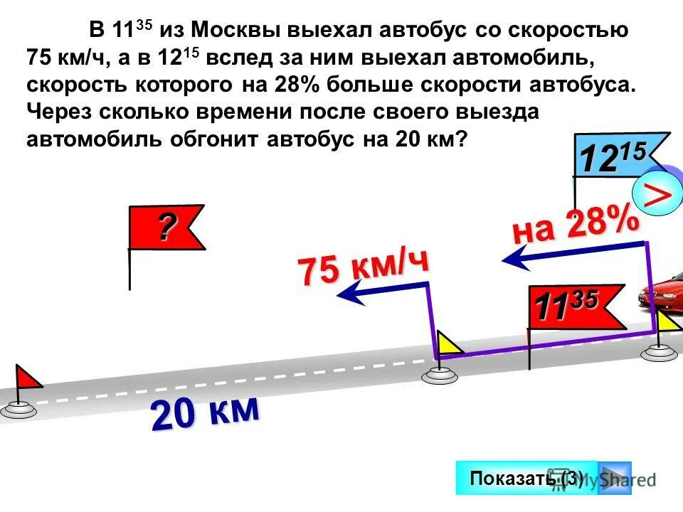 Автомобиль выехал из москвы в иваново