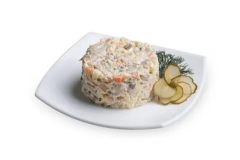 Салат курочка ряба