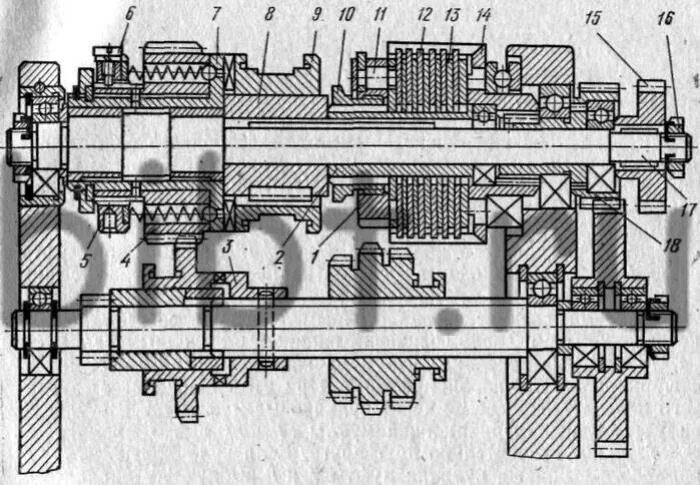 Вал коробки скоростей. Предохранительная муфта коробки подач 6р12. Коробка подач 6р82ш рис 66. Фрезерный станок 6р12 система смазки. 6р82ш коробка подач.