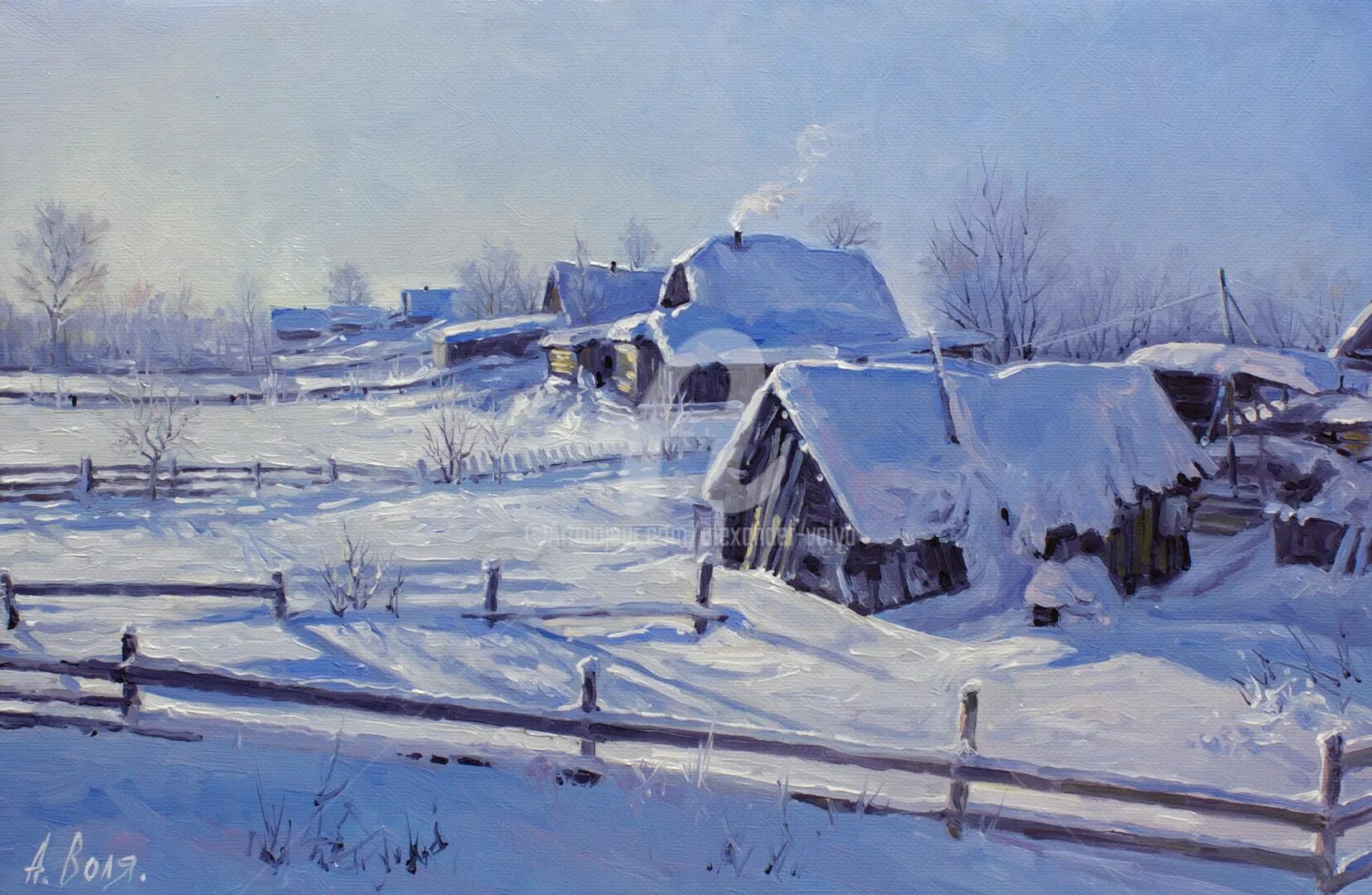 Деревня зимой рассказы. Деревня зимой рассказы